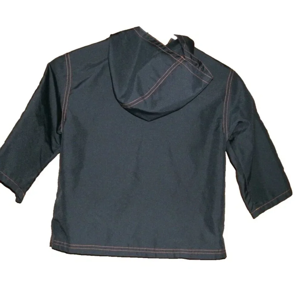 Gymboree Boys Jacket Pullover Lightweight Half Zip Anorak Y2K Navy Orange Size 3